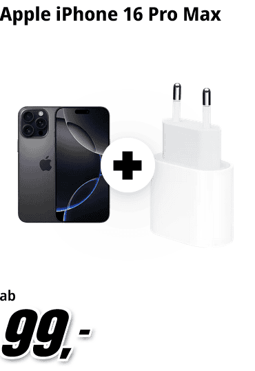 [超级补贴]苹果iPhone 16 Pro Max 首付 99 欧元 搭配原装o2 无限流量套餐 还送原装充电头
