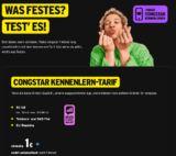 来! 认识一下! Telekom 5G网络 50GB 用38天只需1欧 congstar 送福利了!