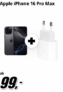 [超级补贴]苹果iPhone 16 Pro Max 首付 99 欧元 搭配原装o2 无限流量套餐 还送原装充电头