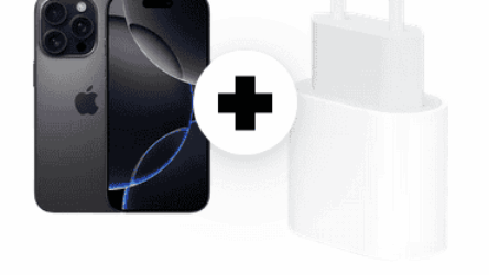 [超级补贴]苹果iPhone 16 Pro 首付 1 欧 搭配原装 o2 无限流量套餐 还送原装充电头