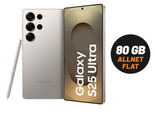 Klarmobil <em>Samsung Galaxy S25 Ultra + Allnet Flat 80 GB</em>