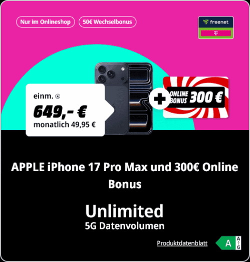 freenet Telekom Magenta Mobil L 无限流量